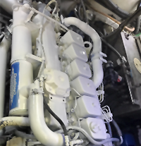 Rebuilt Engines with White Tubes