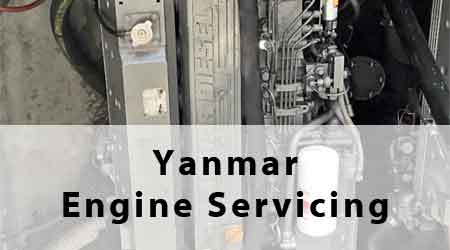 Yanmar Engine Servicing Button